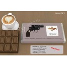 Шоколад для мужчин на 23 февраля - подарочная упаковка.