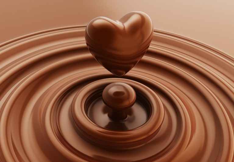 Шоколадное сердце